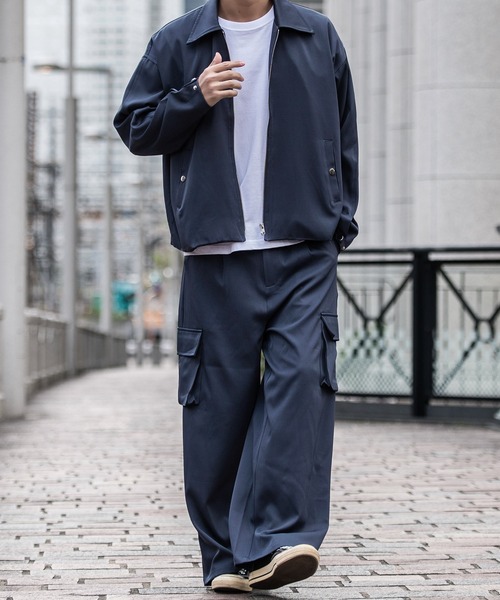 SILVER BULLET(シルバーバレット)の「『CavariA/キャバリア』ワイドカーゴパンツ(カーゴパンツ・メンズ・チャコール/ブラック・L/M)」の21枚目の写真