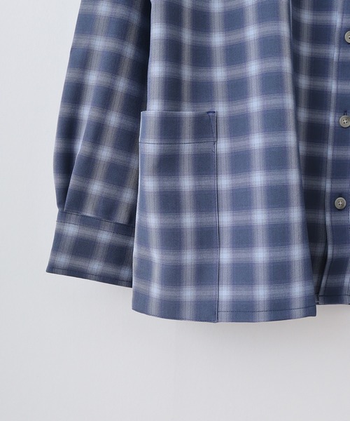GERRY（ジェリー）の「GERRY ストレッチ ツイル キャンプ オーバー シャツ（シャツ/ブラウス・メンズ・ブルー系1/ブルー系2/パープル系/ブラウン系・L/LL/M）」の17枚目の写真