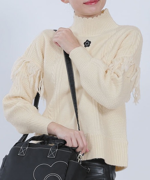 フリンジニット プルオーバー（ニット/セーター）｜MARY QUANT（マリークヮント）