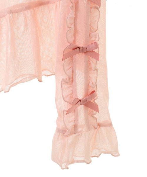 Candy Stripper（キャンディストリッパー）の「DOLLY RIBBON TULLE トップス（その他トップス・レディース・オフホワイト/ブラック/ライトブルー/ライトピンク・FREE）」の10枚目の写真