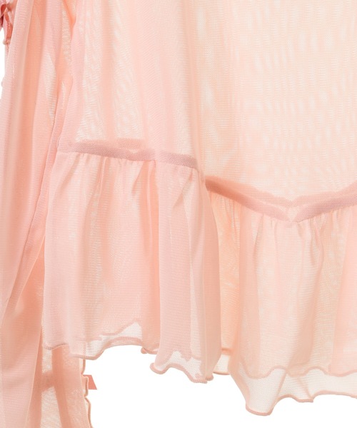 Candy Stripper（キャンディストリッパー）の「DOLLY RIBBON TULLE トップス（その他トップス・レディース・オフホワイト/ブラック/ライトブルー/ライトピンク・FREE）」の11枚目の写真