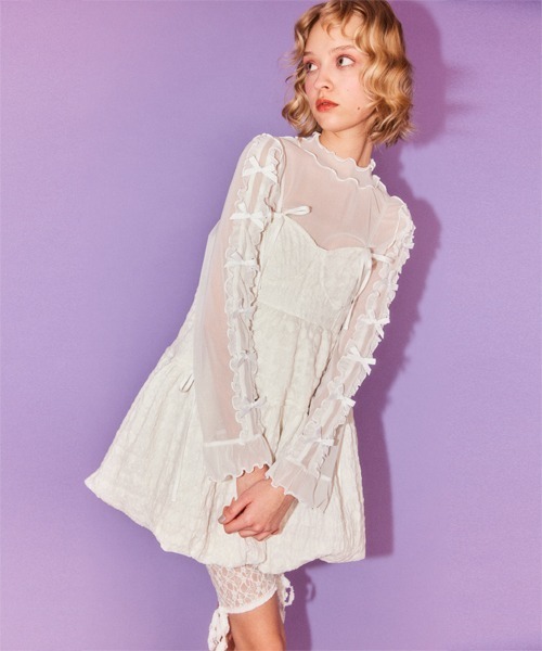 CandyStripper 値下げ中 RIBBON TULLE BLOUSE CandyStripper 値下げ中 RIBBON TULLE BLOUSE