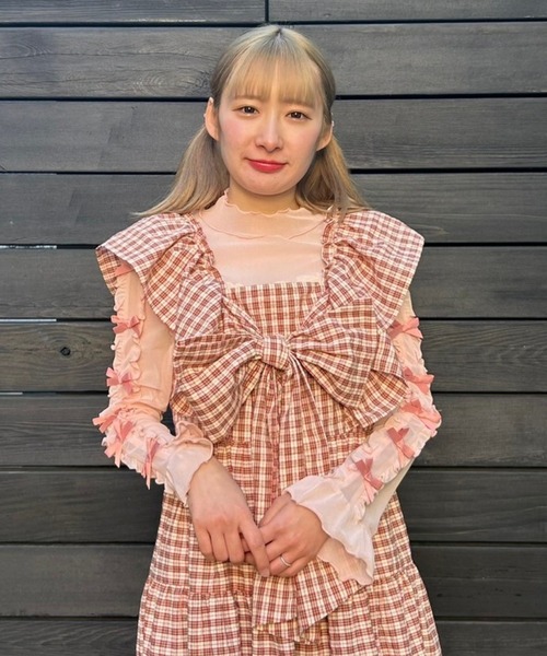 CANDY STRIPPER DOLLY RIBBON TULLE TOPS 白 DOLLY RIBBON TULLE TOPS | Candy Stripper（キャンディ