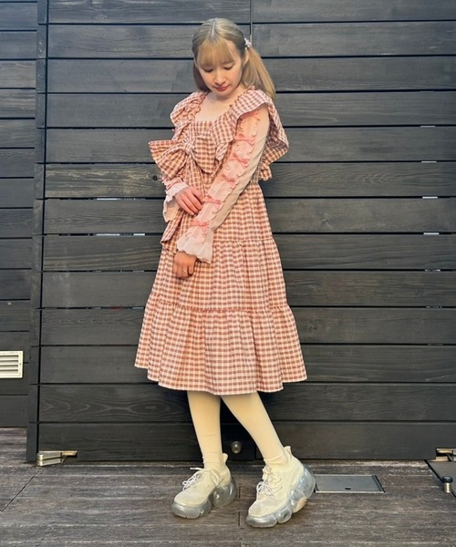 DOLLY RIBBON TULLE TOPS | Candy Stripper（キャンディ