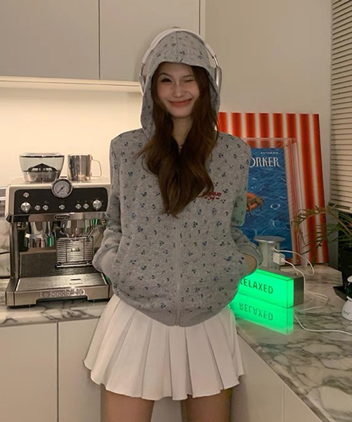 nocontent Flower Lace Top 花柄パーカー 楽天市場】花柄 パーカー