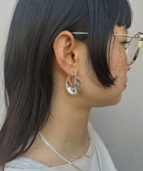 whoseA(フーシー)の「TwistPierce/ツイスト フープピアス(ピアス(両耳用)・レディース・シルバー/ゴールド・FREE)」の17枚目の写真