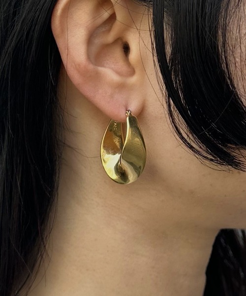 whoseA(フーシー)の「TwistPierce/ツイスト フープピアス(ピアス(両耳用)・レディース・シルバー/ゴールド・FREE)」の19枚目の写真