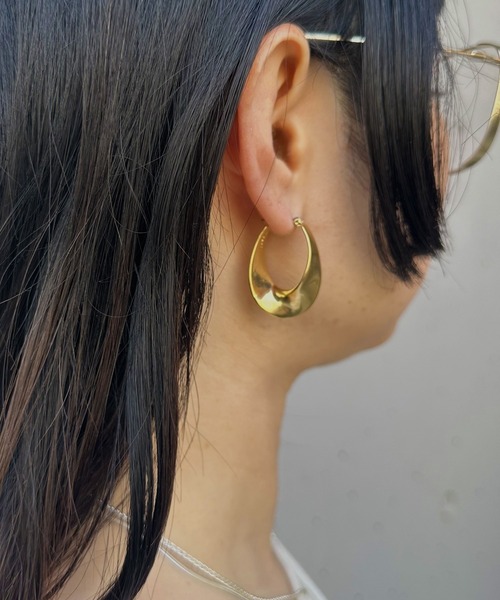 whoseA(フーシー)の「TwistPierce/ツイスト フープピアス(ピアス(両耳用)・レディース・シルバー/ゴールド・FREE)」の20枚目の写真