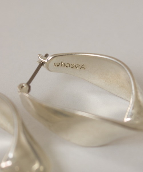whoseA(フーシー)の「TwistPierce/ツイスト フープピアス(ピアス(両耳用)・レディース・シルバー/ゴールド・FREE)」の13枚目の写真