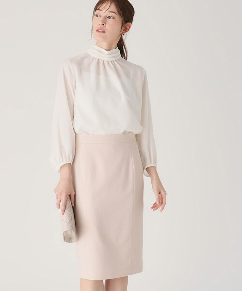 COUP DE CHANCE（クードシャンス）の「【洗える／日本製／スーツ可】タイトスカート（スカート・レディース・ネイビー系3/ライトグレー系3/ベージュ系その他7・42/40/38/36/34）」の13枚目の写真