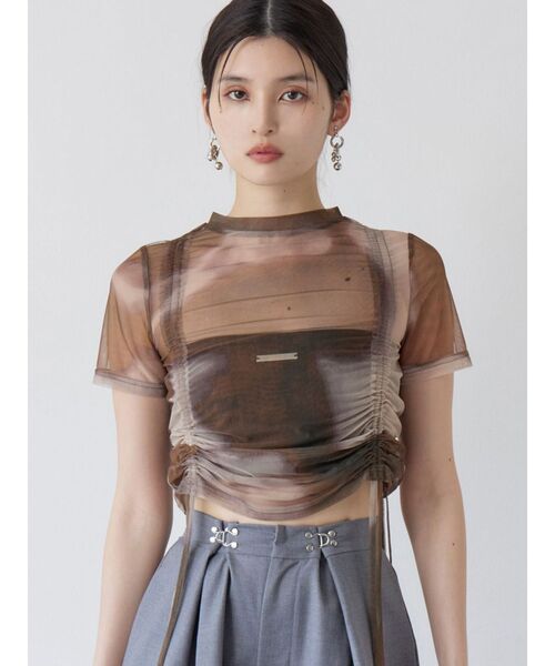 MURUA（ムルーア）の「カップ付きプレートブラトップ（チューブトップ・レディース・ホワイト/ブラック・FREE）」の7枚目の写真