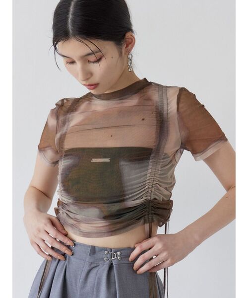 MURUA（ムルーア）の「カップ付きプレートブラトップ（チューブトップ・レディース・ホワイト/ブラック・FREE）」の9枚目の写真