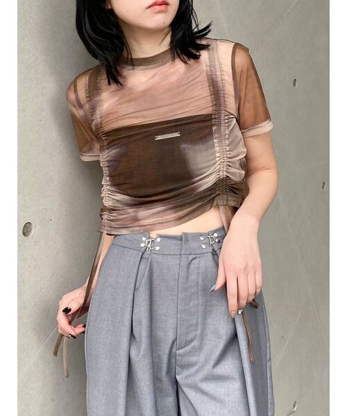 MURUA（ムルーア）の「カップ付きプレートブラトップ（チューブトップ・レディース・ホワイト/ブラック・FREE）」の12枚目の写真