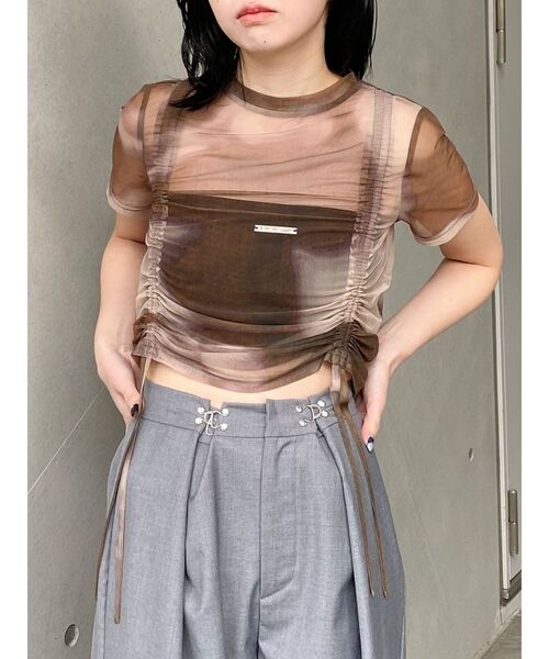 MURUA（ムルーア）の「カップ付きプレートブラトップ（チューブトップ・レディース・ホワイト/ブラック・FREE）」の13枚目の写真