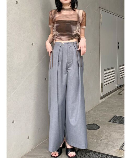 MURUA（ムルーア）の「カップ付きプレートブラトップ（チューブトップ・レディース・ホワイト/ブラック・FREE）」の15枚目の写真