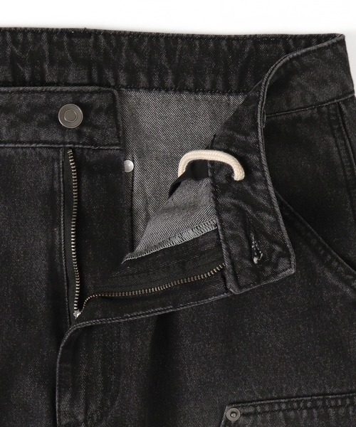 WEGO(ウィゴー)の「WEGO/ダブルニーダメージデニムパンツ(デニムパンツ・メンズ・スカイブルー/ブラック系3/ベージュ・MEDIUM/LARGE)」の15枚目の写真