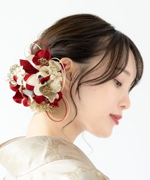 SOUBIEN（ソウビエン）の「flower髪飾り2点セット（和装小物・キッズ）」