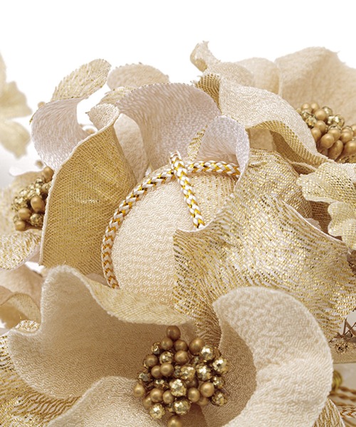 SOUBIEN（ソウビエン）の「flower髪飾り2点セット（和装小物・レディース・レッド系/ゴールド系・FREE）」の12枚目の写真