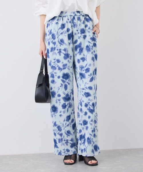 ROPE' PICNIC（ロペピクニック）の「フローラルプリントイージーパンツ（その他パンツ・レディース・ベージュ系その他/サックスブルー・36/38）」の14枚目の写真