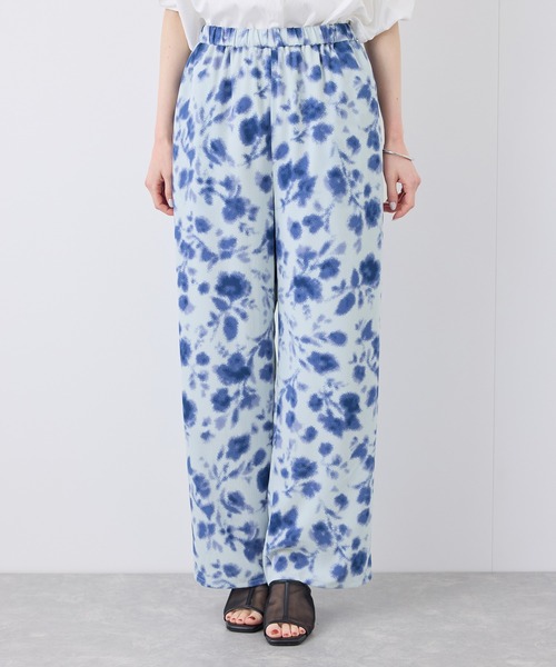 ROPE' PICNIC（ロペピクニック）の「フローラルプリントイージーパンツ（その他パンツ・レディース・ベージュ系その他/サックスブルー・36/38）」の16枚目の写真