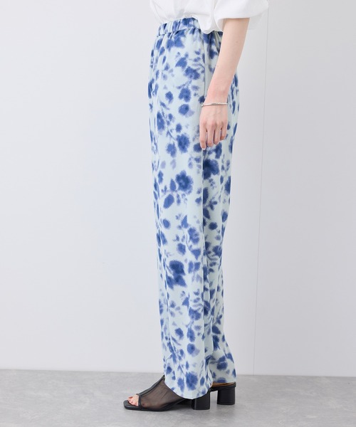 ROPE' PICNIC（ロペピクニック）の「フローラルプリントイージーパンツ（その他パンツ・レディース・ベージュ系その他/サックスブルー・36/38）」の9枚目の写真