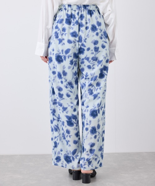 ROPE' PICNIC（ロペピクニック）の「フローラルプリントイージーパンツ（その他パンツ・レディース・ベージュ系その他/サックスブルー・36/38）」の10枚目の写真