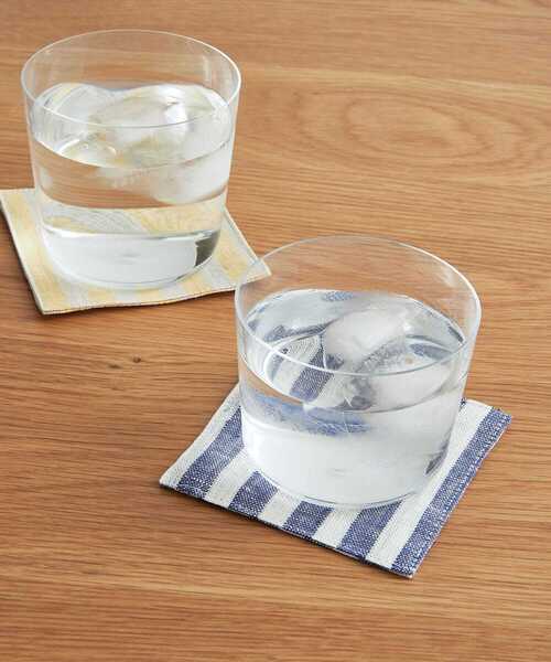 fog linen work（フォグリネンワーク）の「fog linen work　リネンコースター（キッチンツール・レディース・ストライプ・-）」の5枚目の写真