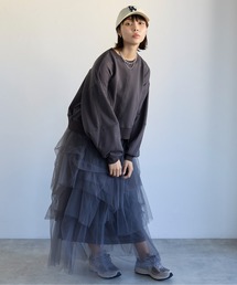 SOTT（ソット）の「Volume Tulle Skirt　ボリュームチュールスカート（スカート）」