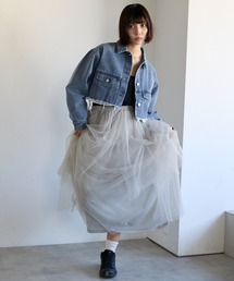 SOTT（ソット）の「Volume Tulle Skirt　ボリュームチュールスカート（スカート）」