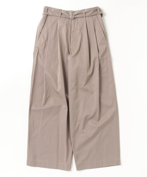 VOAAOV(ヴォアーブ)の「【VOAAOV】BIO TWILL Wide Pants(その他パンツ・メンズ・ライトブラウン/レッド/ブラック・1/2/0)」の1枚目の写真