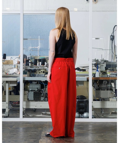 VOAAOV(ヴォアーブ)の「【VOAAOV】BIO TWILL Wide Pants(その他パンツ・メンズ・ライトブラウン/レッド/ブラック・1/2/0)」の6枚目の写真