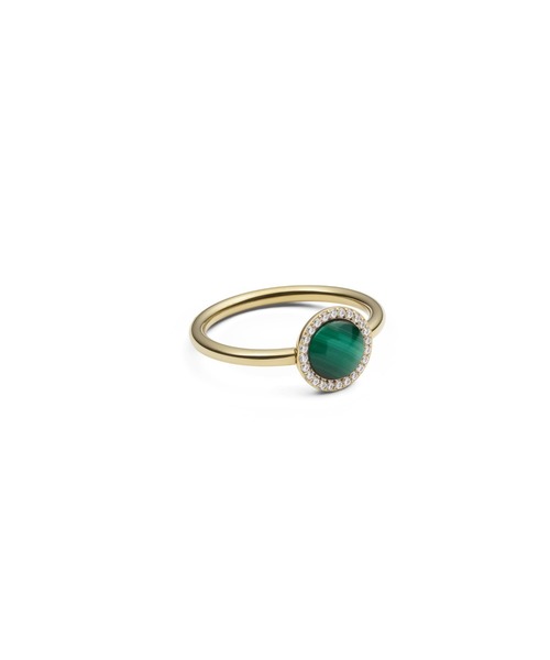 Daniel Wellington(ダニエルウェリントン)の「Audrey Ring Malachite マラカイト 天然石 リング ローズゴールド/ゴールド/シルバー(リング・レディース・シルバー/ピンクゴールド/イエローゴールド・62/60/58/56/54/52/50/48)」の5枚目の写真