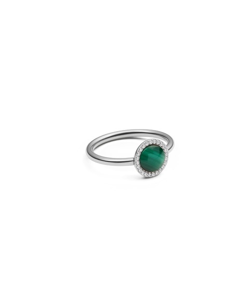 Daniel Wellington(ダニエルウェリントン)の「Audrey Ring Malachite マラカイト 天然石 リング ローズゴールド/ゴールド/シルバー(リング・レディース・シルバー/ピンクゴールド/イエローゴールド・62/60/58/56/54/52/50/48)」の6枚目の写真