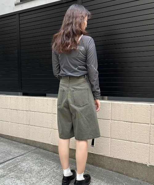 SHEER VELOUR L/S TEE（Tシャツ/カットソー）｜ROSE BUD（ローズ