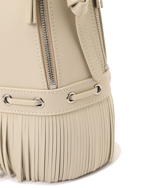 ROSE BUD（ローズバッド）の「アンジュバッグ（ショルダーバッグ・レディース・ホワイト/ブラック・ONE SIZE）」の7枚目の写真