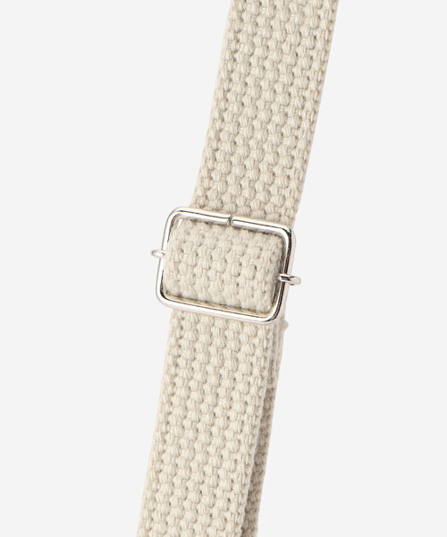 ORCIVAL（オーシバル）の「ORCIVAL | ライトキャンバス ショルダーポーチ 中（ショルダーバッグ・レディース・オフホワイト/チャコール・-）」の7枚目の写真