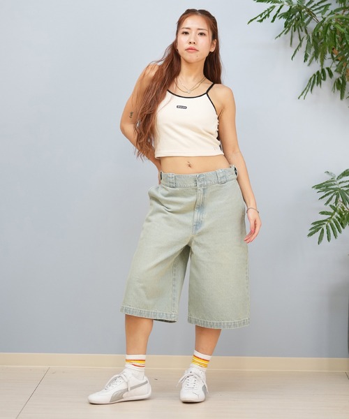 NEW ERA（ニューエラ）の「NEW ERA/ニューエラ カップ付き/ショート丈/リブキャミソール 14670921/14391913/14391915（キャミソール・レディース・ブラック/ホワイト/アイボリー・M/S）」の18枚目の写真