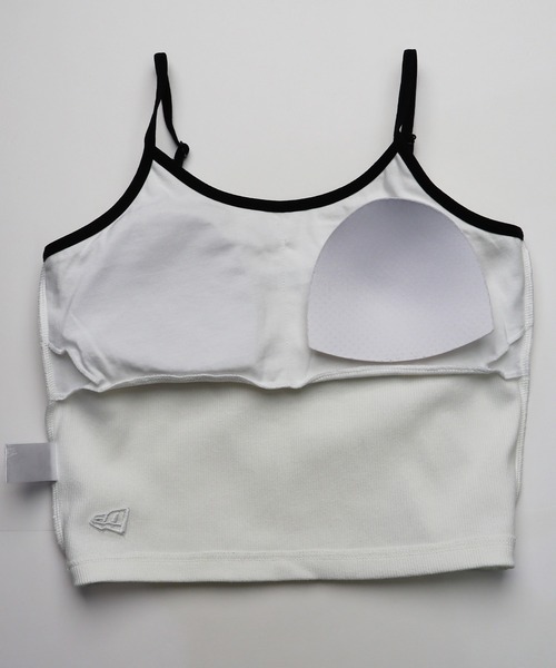 NEW ERA（ニューエラ）の「NEW ERA/ニューエラ カップ付き/ショート丈/リブキャミソール 14670921/14391913/14391915（キャミソール・レディース・ブラック/ホワイト/アイボリー・M/S）」の20枚目の写真