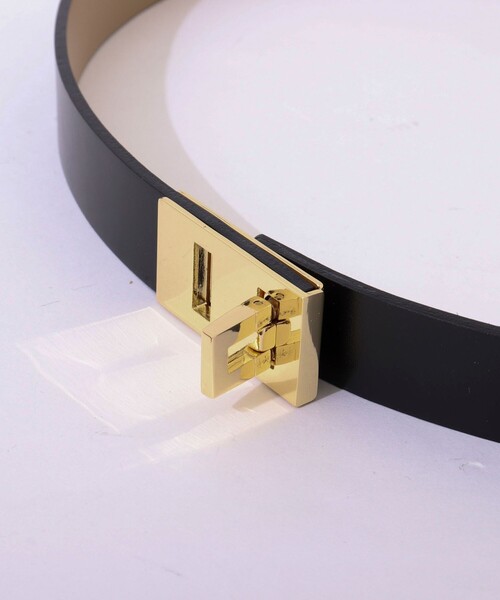 NOLLEY’S（ノーリーズ）の「ノックカナグスライドベルト（ベルト・レディース・ブラック/ベージュ・FREE）」の10枚目の写真