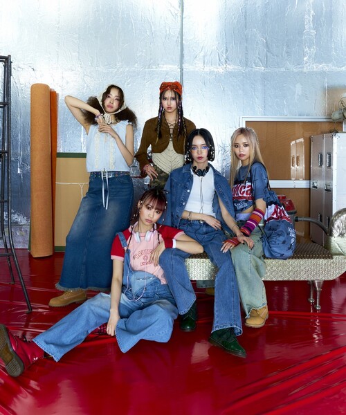 FREAK'S STORE（フリークスストア）の「NAUTICA JEANS CO./ノーティカジーンズ スタッズデニムマーメイドスカート（デニムスカート・レディース・カモフラージュ/サックスブルー・SMALL/MEDIUM）」の8枚目の写真