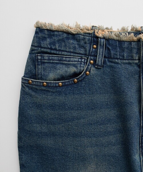 FREAK'S STORE（フリークスストア）の「NAUTICA JEANS CO./ノーティカジーンズ スタッズデニムマーメイドスカート（デニムスカート・レディース・カモフラージュ/サックスブルー・SMALL/MEDIUM）」の14枚目の写真