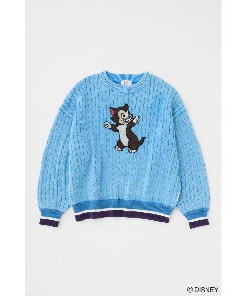 【moussy】ミッキーマウスニット ジャガードニットやポロシャツ風スウェットにミッキーが印象的な