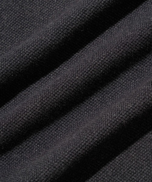crepuscule(クレプスキュール)の「crepuscule Moss Stitch Polo (2501-011)(ポロシャツ・メンズ・ブラック/グレー・0/1/2)」の11枚目の写真