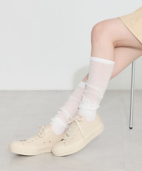 CONVERSE ALL STAR(コンバースオールスター)の「CONVERSE×earth ALL STAR PLTS(スニーカー・レディース・ピンク/イエロー/ブルー/ライトベージュ・22.5cm/23.5cm/24.5cm/23.0cm/24.0cm)」の14枚目の写真