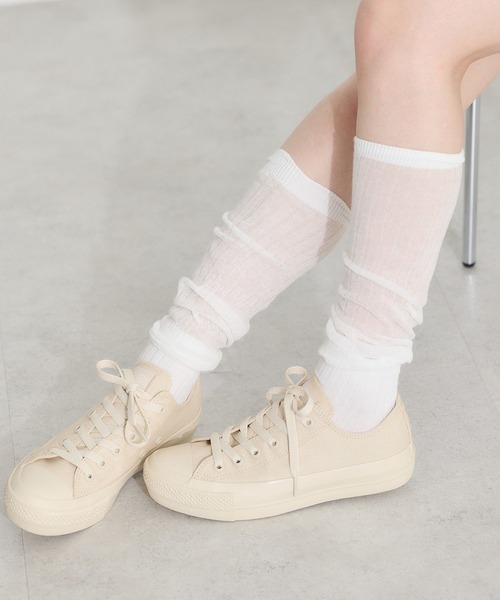 CONVERSE ALL STAR(コンバースオールスター)の「CONVERSE×earth ALL STAR PLTS(スニーカー・レディース・ピンク/イエロー/ブルー/ライトベージュ・22.5cm/23.5cm/24.5cm/23.0cm/24.0cm)」の2枚目の写真