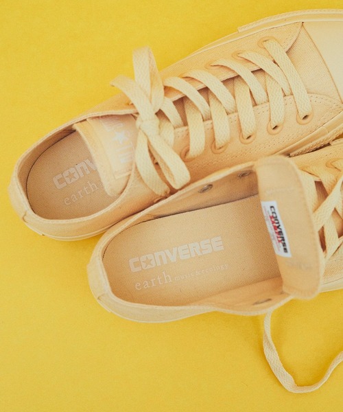 CONVERSE ALL STAR(コンバースオールスター)の「CONVERSE×earth ALL STAR PLTS(スニーカー・レディース・ピンク/イエロー/ブルー/ライトベージュ・22.5cm/23.5cm/24.5cm/23.0cm/24.0cm)」の7枚目の写真