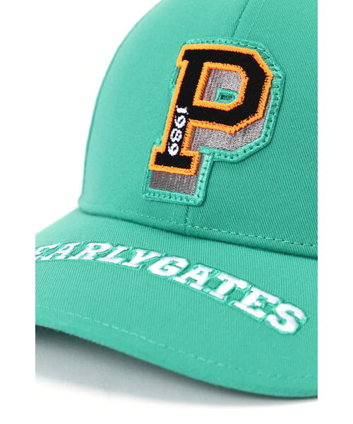 PEARLY GATES（パーリーゲイツ）の「【PEARLY GATES】リサイクルツイル BASICキャップ (UNISEX)（キャップ・レディース・ホワイト/ブルー/ネイビー/グリーン・FREE）」の12枚目の写真