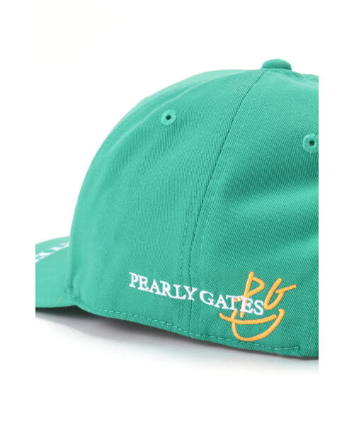 PEARLY GATES（パーリーゲイツ）の「【PEARLY GATES】リサイクルツイル BASICキャップ (UNISEX)（キャップ・レディース・ホワイト/ブルー/ネイビー/グリーン・FREE）」の6枚目の写真