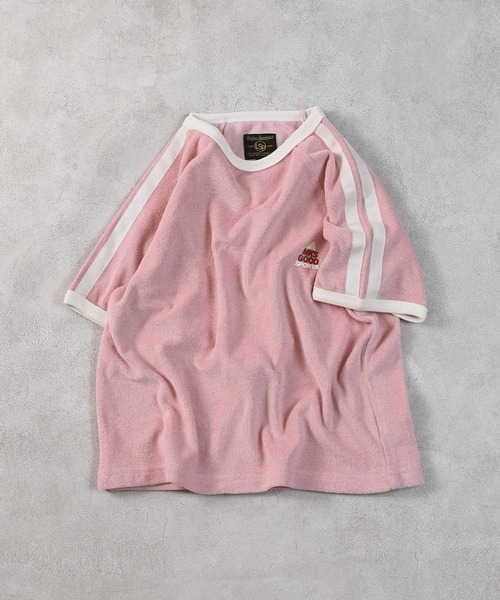 Life Support Products（ライフサポートプロダクツ）の「パイルラインスリーブT（セットアップ・キッズ・チャコール/マスタード/ブルー/ライトピンク・110/100/90/120/150/140/130）」の4枚目の写真