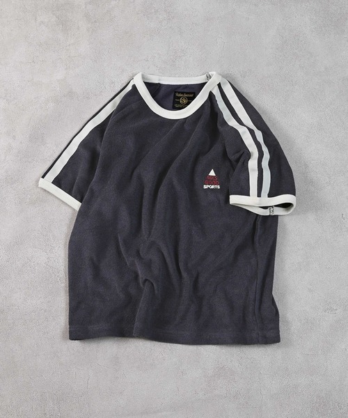 Life Support Products（ライフサポートプロダクツ）の「パイルラインスリーブT（セットアップ・キッズ・チャコール/マスタード/ブルー/ライトピンク・110/100/90/120/150/140/130）」の2枚目の写真